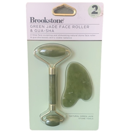 Brookstone Jade Roller and Gua-Sha NWT - Picture 1 of 4